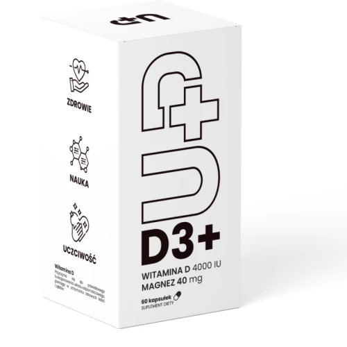 UP Health Pharma - UP D3+ - 60 kapsułek UP Health Pharma - UP D3+ - 60 kapsułek
